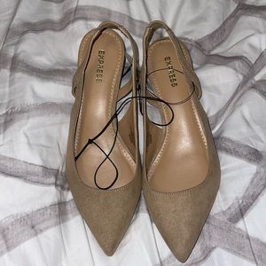 NWT Express suede dress shoes